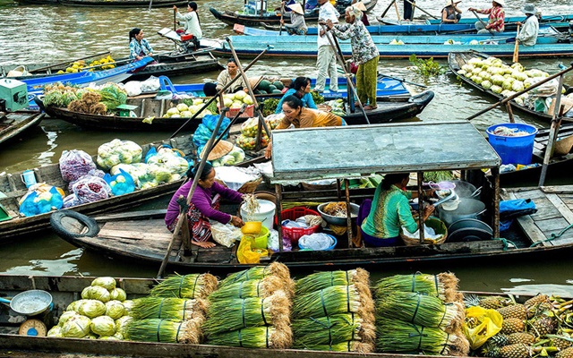 Tour du lịch miền Tây: check in tại top 6 phiên chợ nổi độc đáo nhất